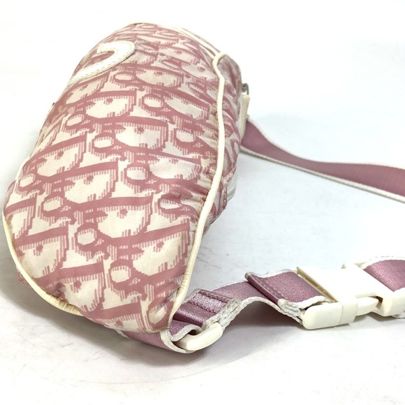 CHRISTIAN DIOR Pink Trotter Shoulder Bag
